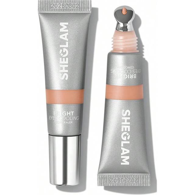 Bright Eyes Cooling Concealer-Pink Pearl Cooling Metal Applikator Matt Liquid Concealer LåNgvarig TäCkning Ljusande FäRg Corrector Weightless Ultra-Hy (En-Storlek)