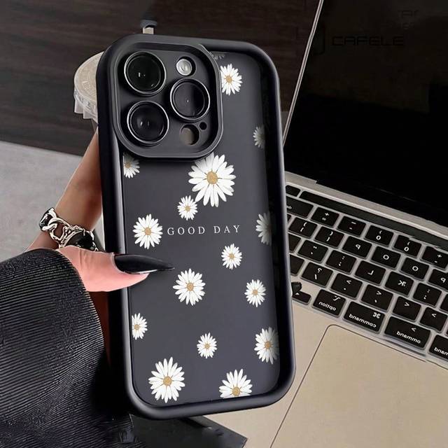 1 st personligt och enkelt förtjockat telefonfodral mot fall med Ditsy Flower Print, kompatibelt med 11 12 13 14 11 Pro Max 12 Pro Max 13 Pro Max 14 P - Multifärgad (Multi-size)