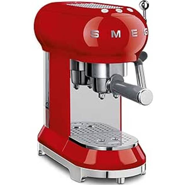 Smeg ECF01RDUK Espresso Machine in Red