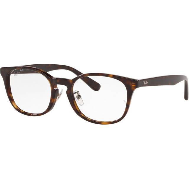 Ray-Ban RX5386D 2012 Optiske Stel Acetat Brun Transparent Rund Normal
