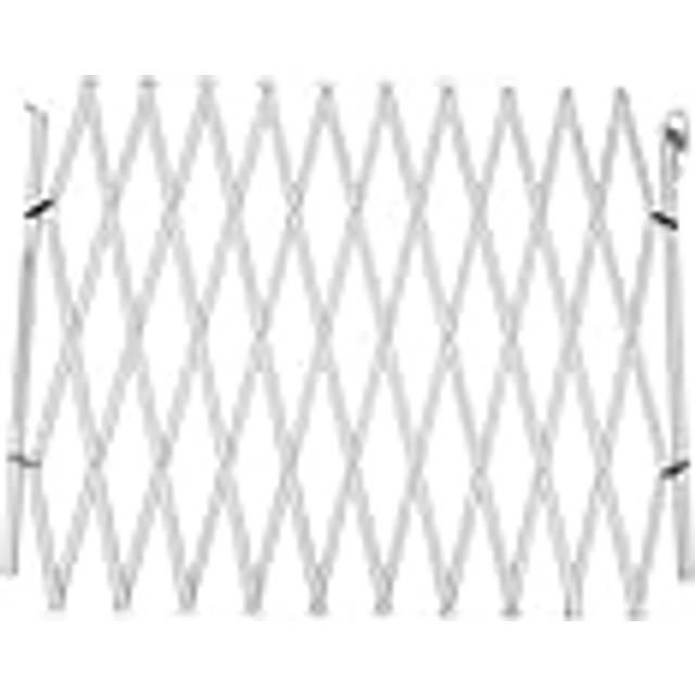 Bettacare - Expandable Pet Barrier xl, 60cm - 230cm, White, Wooden, Retractable Dog Safety Gate, Barrier for Puppy and Dog