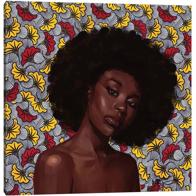 Wax Series VI by Adekunle Adeleke - Wrapped Canvas Art Prints (30.48 cm H x 30.48 cm W)
