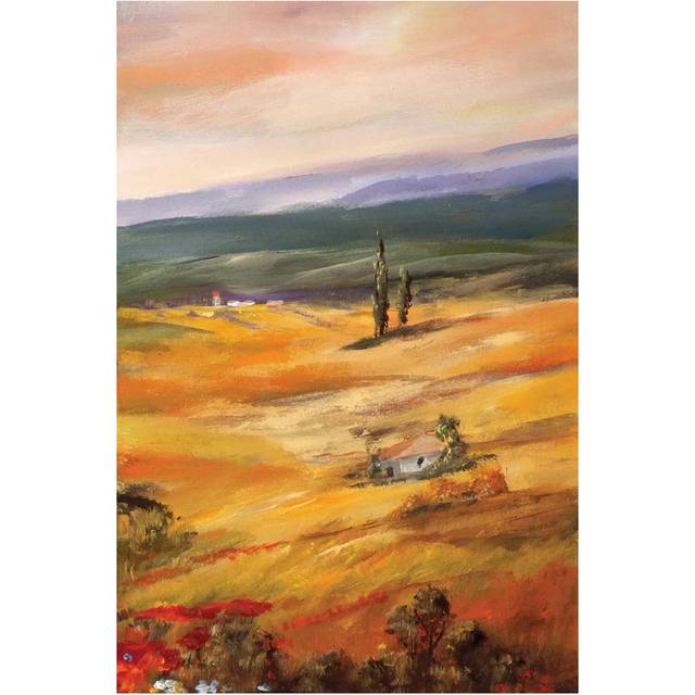Triptych Panel III (30.48cm H x 20.32cm W x 1.91cm D)