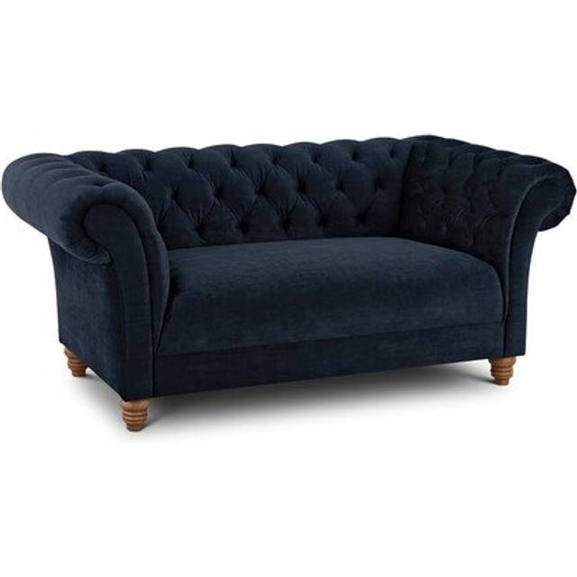 Royal Blue Fabric Sofas - 2 Seater Sofa - Montgomery Range - Oak Furnitureland