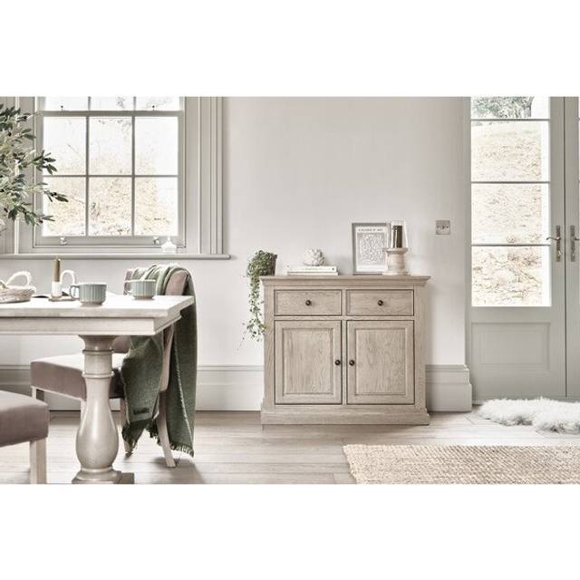 Weathered Oak Sideboards - Small Sideboard - Burleigh Range - Oak Furnitureland