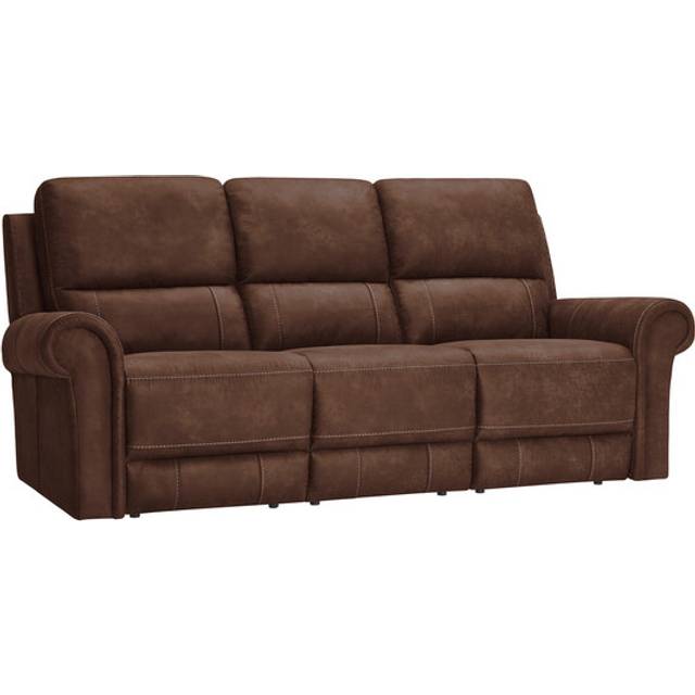 Ranch Dark Brown Fabric Sofas - 3 Seater Sofa - Colorado Range - Oak Furnitureland
