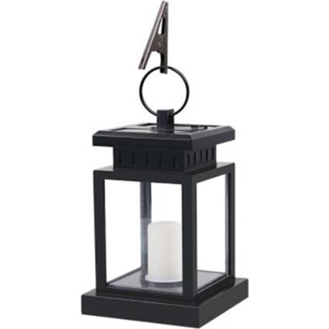 2PCS Outdoor Solar Hanging led Lantern Candle Lights Indoor Garden Yard Lamp AU