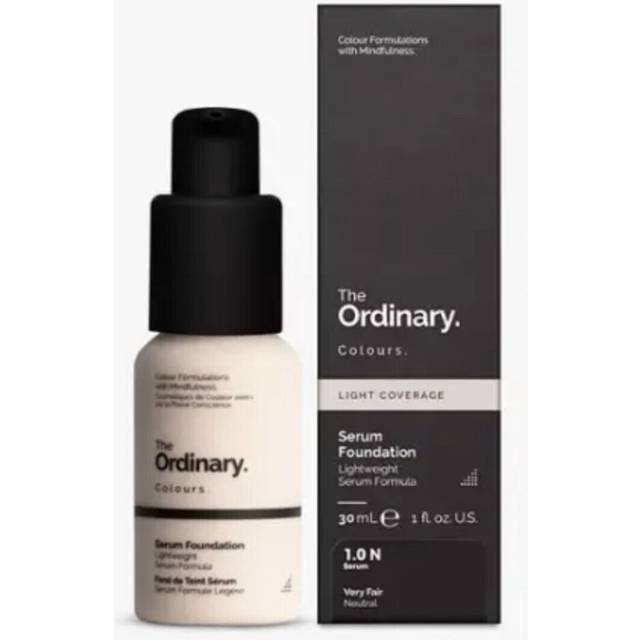 The Ordinary Serum Foundation easy smooth formula SPF15 Make Up 30ml Shade 1.0N