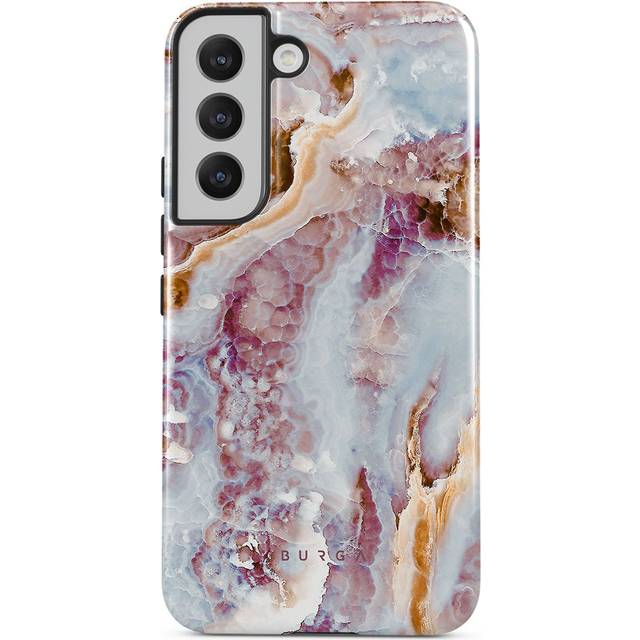 Frozen Leaves - Cute Marble Samsung Galaxy S22 Case, Tough / N/A