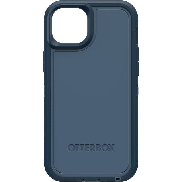 OtterBox IPhone 14 Plus Defender Series XT fodral – öppet hav (blå), skärmlös, robust, knäpps till MagSafe, snodd