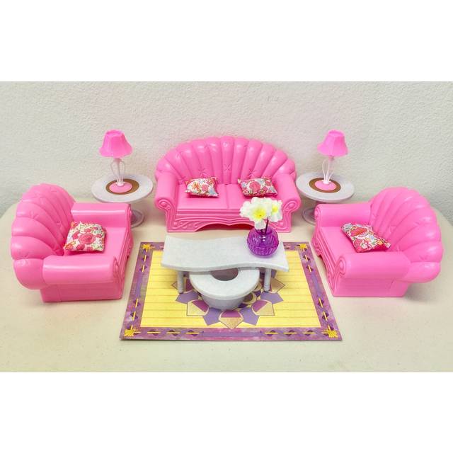 Gloria Dollhouse Furniture Living Room Playset