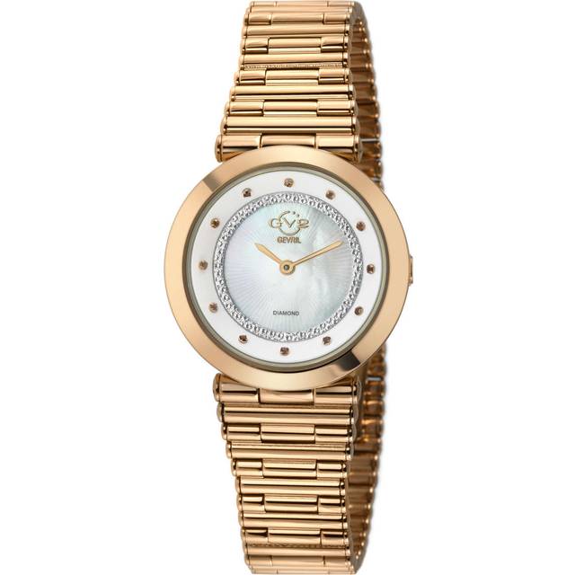 Gv2 Burano, Swiss Quartz Watch, Green Mop Dial, 316L Stainless Steel, And Sapphire Crystal In Rose Gold - One Size
