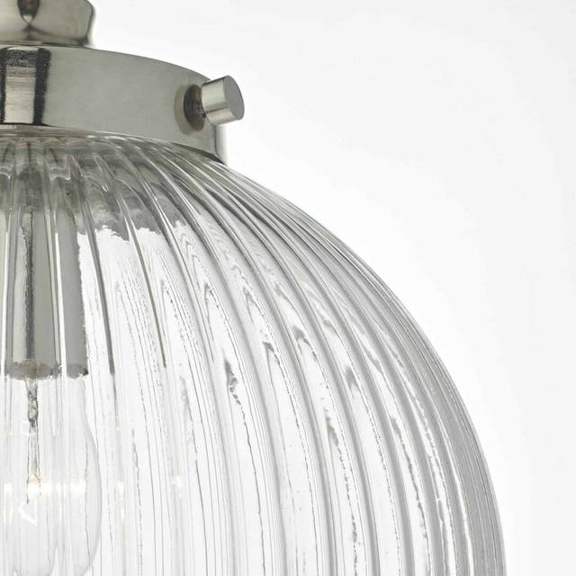 Bryce 1-Light Armed Sconce - Clear (26cm H X 15cm W X 28cm D)