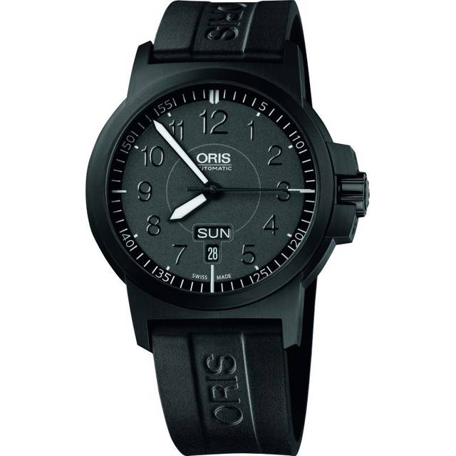 Oris Watch BC3 Advanced Day Date Rubber - Black