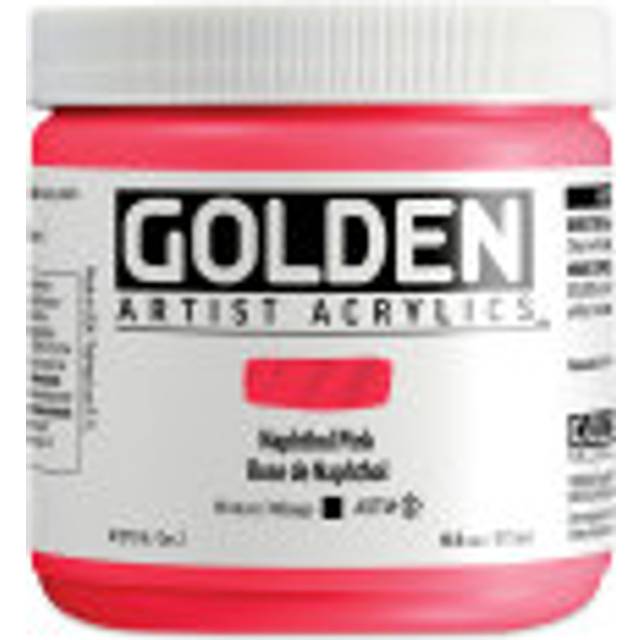 Golden : Heavy Body : Acrylic Paint : 473ml (16oz) : Light Naphthol Pink II