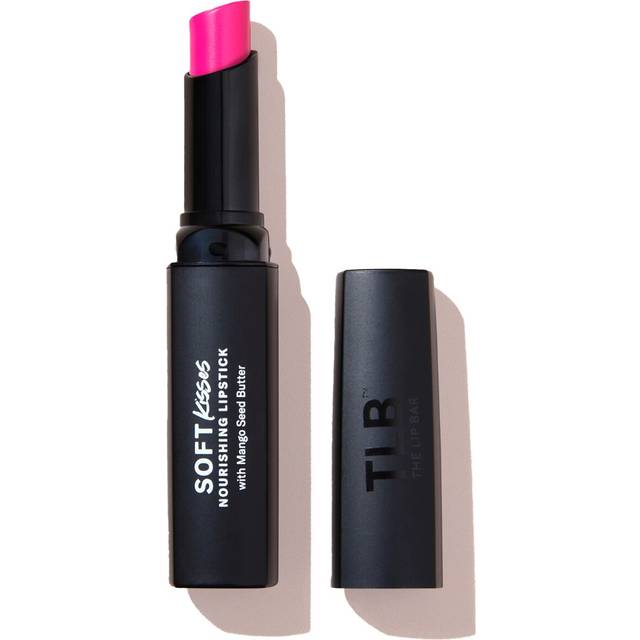 The Lip Bar Soft Kisses Nourishing Vegan Lipstick  with Moisturizing Mango Seed Butter  Satin Finish  Firecracker - Pink