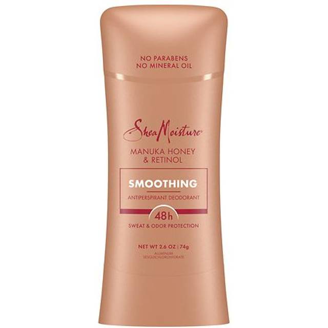 SheaMoisture Antiperspirant Deodorant Stick Smoothing with Retinol & Manuka Honey 2.6 oz