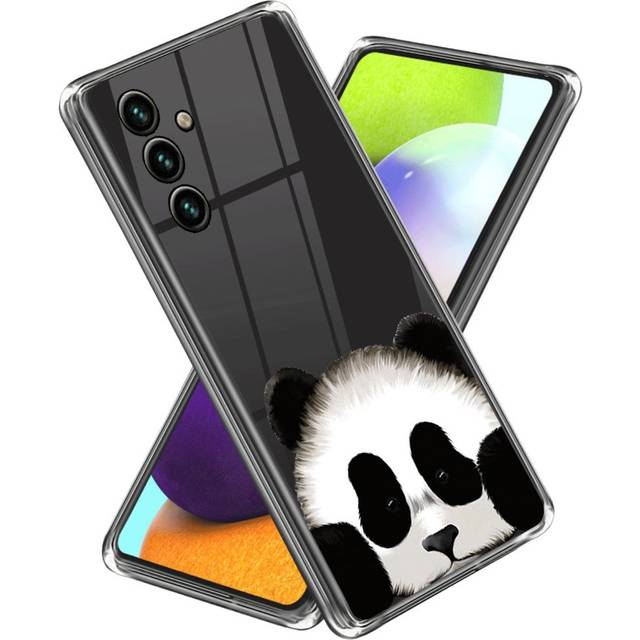 Samsung Galaxy A55 Skal Flexibel Plast - Transparent / Panda