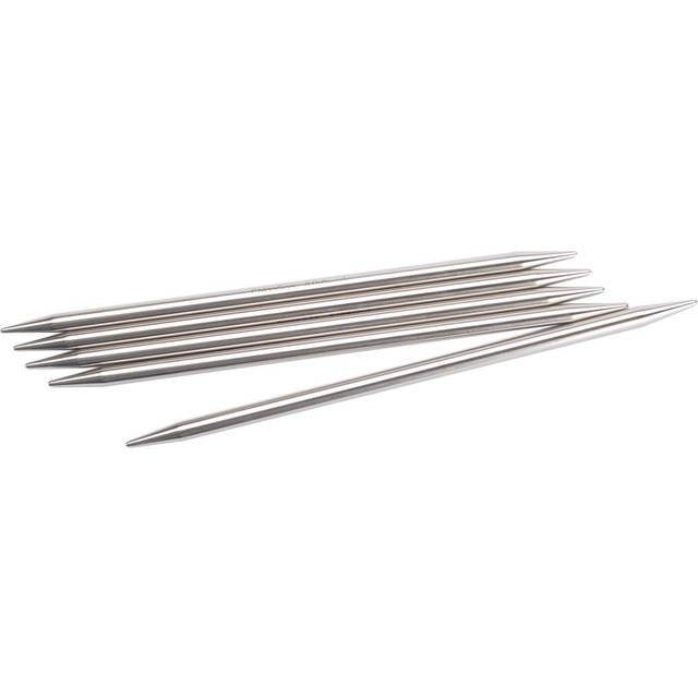 "ChiaoGoo Double Point Stainless Knitting Needles 6"""" 5/Pkg-Size 3/3.25mm"