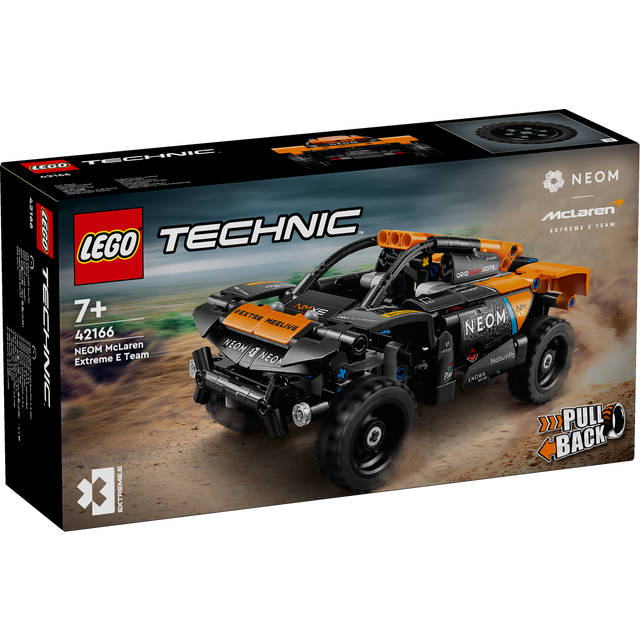 LEGO Technic NEOM McLaren Extreme E racerbil Byggsats med Leksaksbil, Modellbyggsats för Pojkar och Flickor, Autentisk Återskapelse av Bilmodellen, Leksak för Pojkar och Flickor, från 7 år 42166