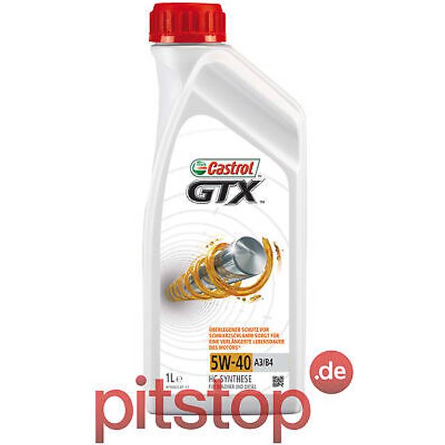Castrol GTX A3/B4 5W-40 1l Motorolja 15F686 TOYOTA: Avensis II Station Wagon, Yaris II Hatchback, Aygo, SKODA: Octavia 3 Combi, VOLKSWAGEN: Bubbla