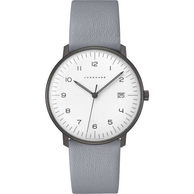 Junghans Watch Max Bill Quartz Sapphire Crystal - White