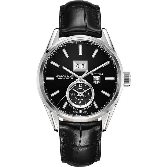 TAG Heuer Watch Carrera Grande Date GMT Calibre 8 - Black