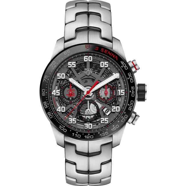 TAG Heuer Watch Carrera Calibre Heuer 02 Senna Special Edition - Black