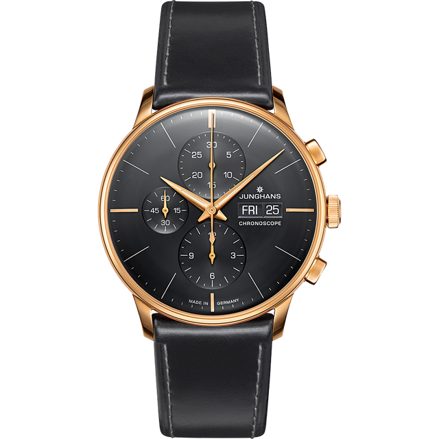 Junghans Watch Meister Chronoscope Sapphire Crystal D