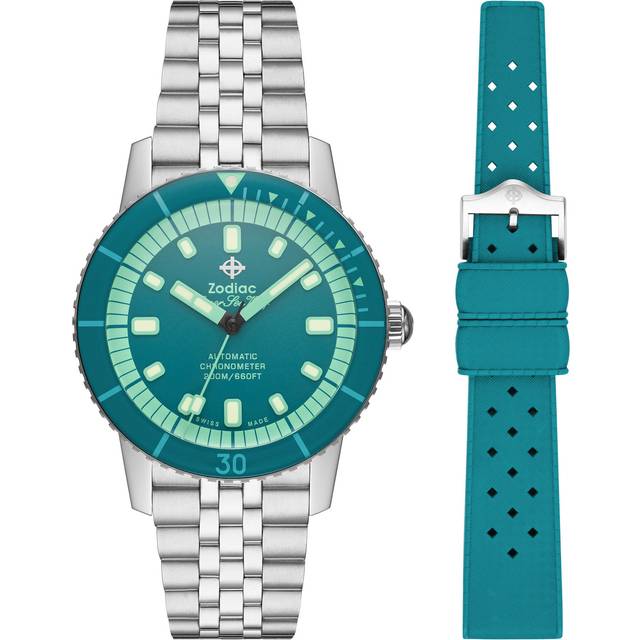 Zodiac Watch Super Sea Wolf Aquamarine Dream D - Blue