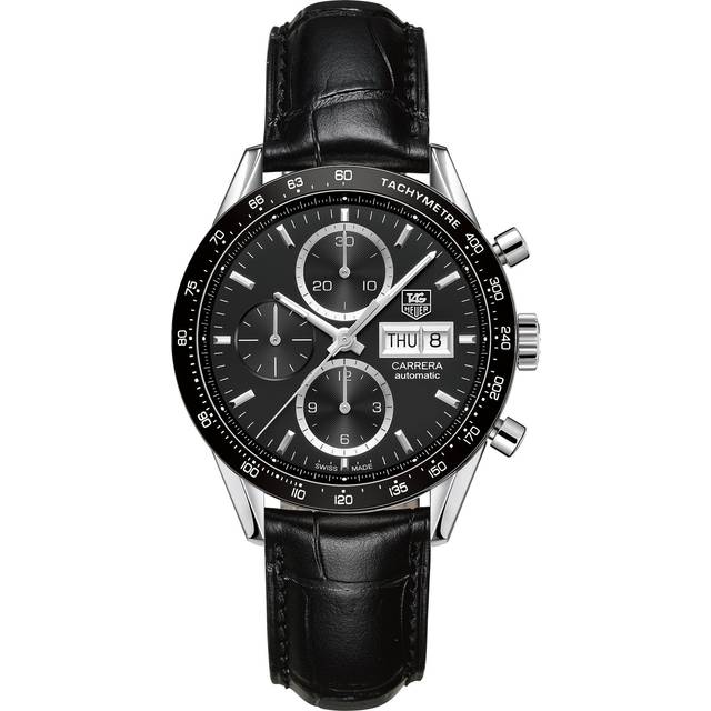 TAG Heuer Watch Carrera Day Date Calibre 16 - Black