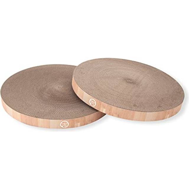 Necoichi Cat Scratcher Bowl Replacement for Indoor Cats - Cat Scratching Lounger with Reversible Usability and Extra Comfort for Lounge  Cardboard Bed