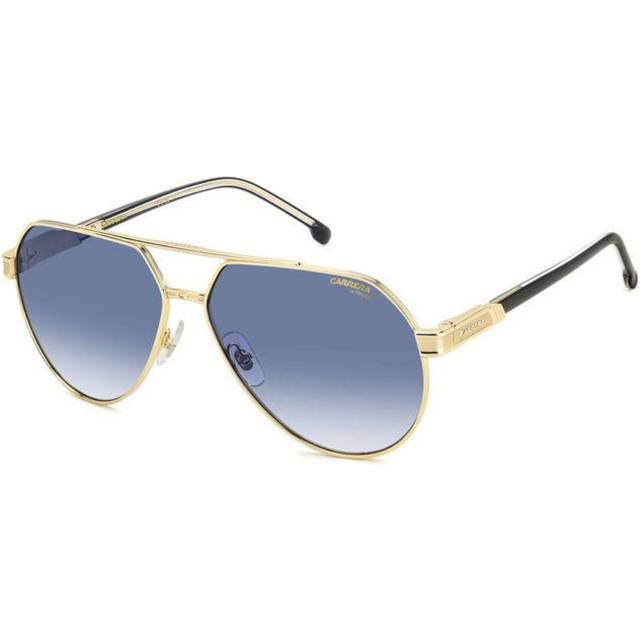 Carrera Man CARRERA 1067/S J5G/08 Solglasögon Metall Guld Blå Pilot Skuggad