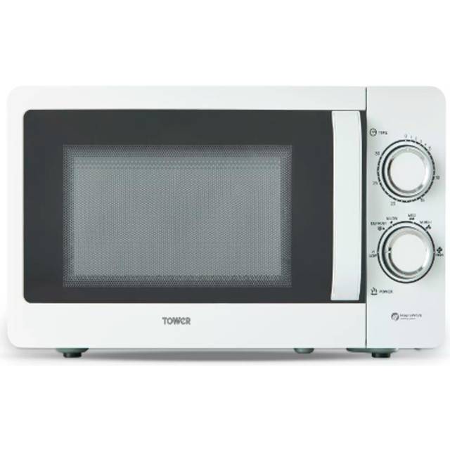 Tower 20L 800W Manual Microwave - White