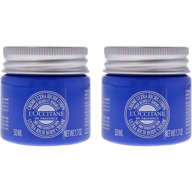 Shea Ultra Rich Body Cream by LOccitane for Unisex - 1.7 oz Body Cream - Pack of 2