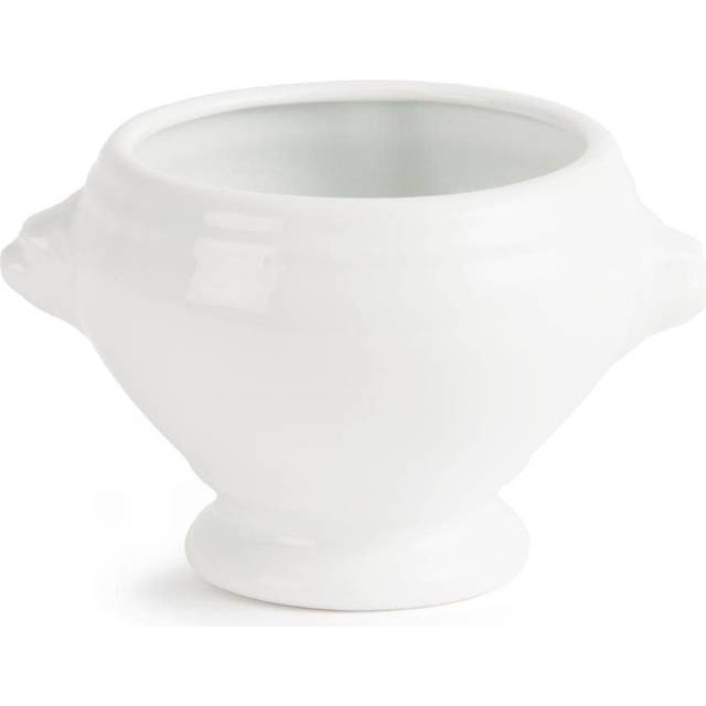 Olympia Whiteware Lion Head Soup Bowls 475ml 16.5oz (Pack of 6) - [W442]