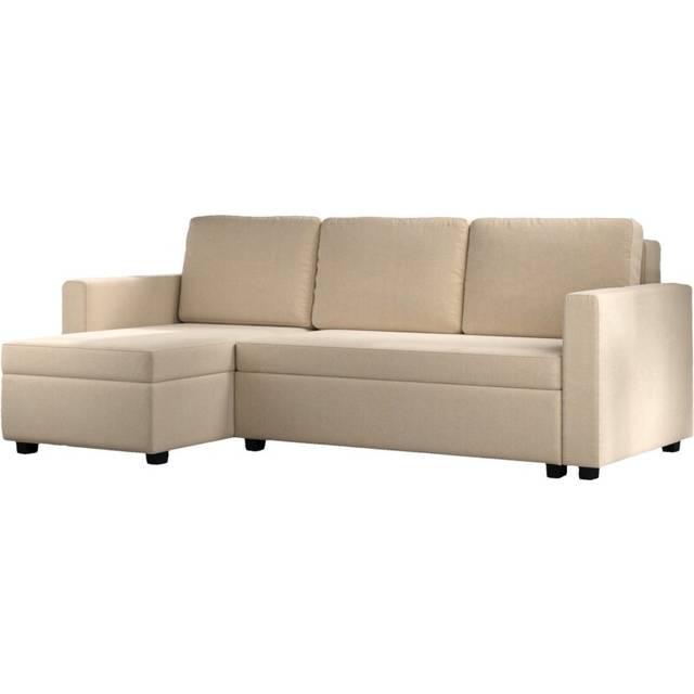 Cagliari Corner Ottoman Linear Natural Sofa Bed