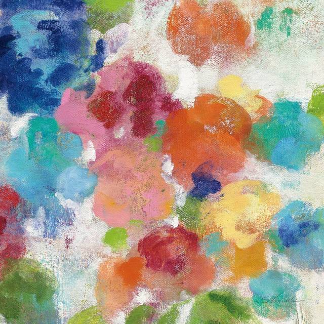 Hydrangea Bouquet I Square II by Silvia Vassileva - Wrapped Canvas Painting (122cm H x 122cm W x 3.8cm D)