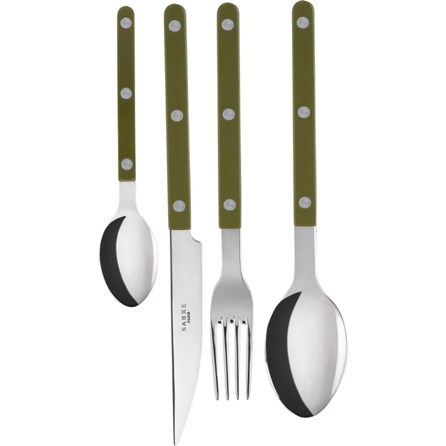 Sabre - Bestickset 24 Delar Bistrot Green Fern Paris - Grön