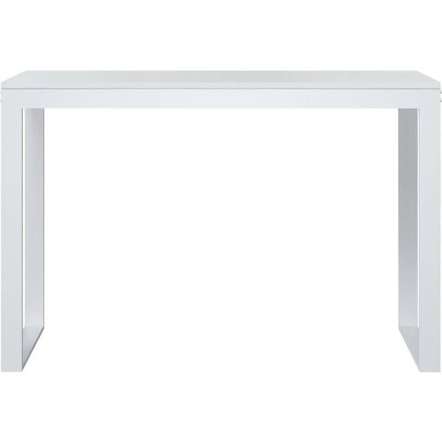 Datorbord vit 110x60x73 cm spånskiva