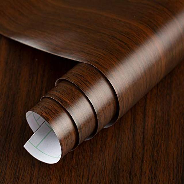 BAYYA Brown Wood Grain Wallpaper