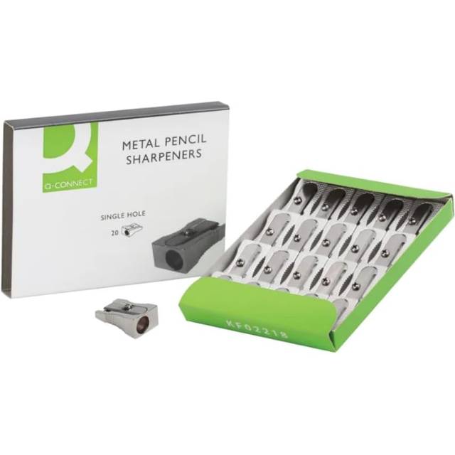 Q-Connect Metal Pencil Sharpener (Pack of 20) Ref KF02218