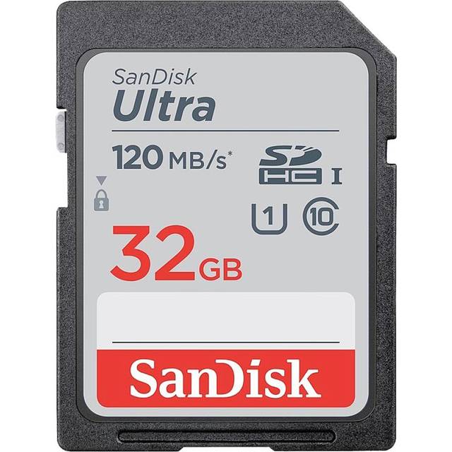 32GB SanDisk Ultra SDHC Class 10 UHS-I 120MB/s