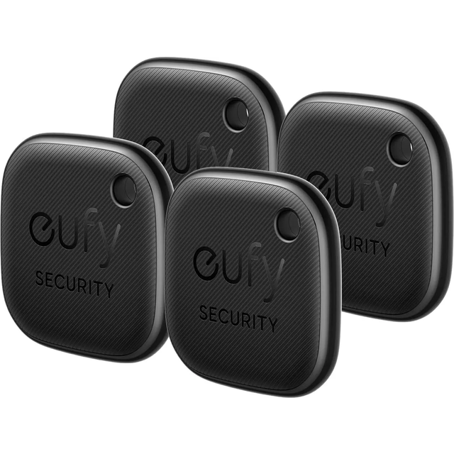 eufy Security SmartTrack Link nyckelsökare, kompatibel med Apple Find My (iOS), nyckelsökare, Bluetooth-spårare för hörlurar och bagage, telefonsökare, vattentät