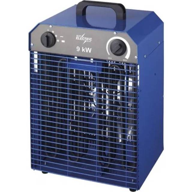 Blue Electric 9kW Varmeblæser  ✓ På lager - klar til levering og afhentning