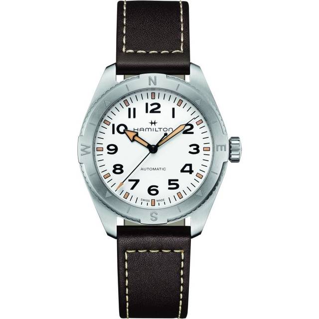 Hamilton Khaki Field Expedition Men's Brown Leather Strap Watch