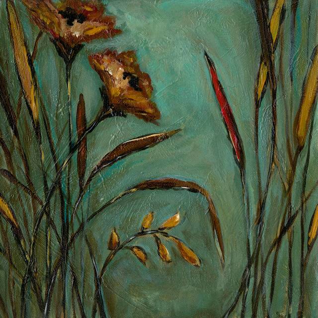 Soul Mates by Christina Long - Wrapped Canvas Painting (122cm H x 122cm W x 3.8cm D)