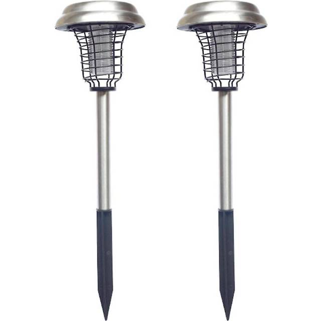 2-pack Solar Insect Killer Led Mosquito Killer Lights For Indoor And Outdoor Use