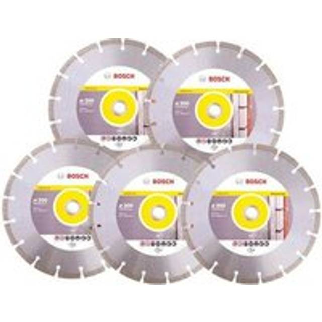 5 X Bosch 2608615032 Pro Universal Diamond Blade Cutting Disc Grinder 300mm 12
