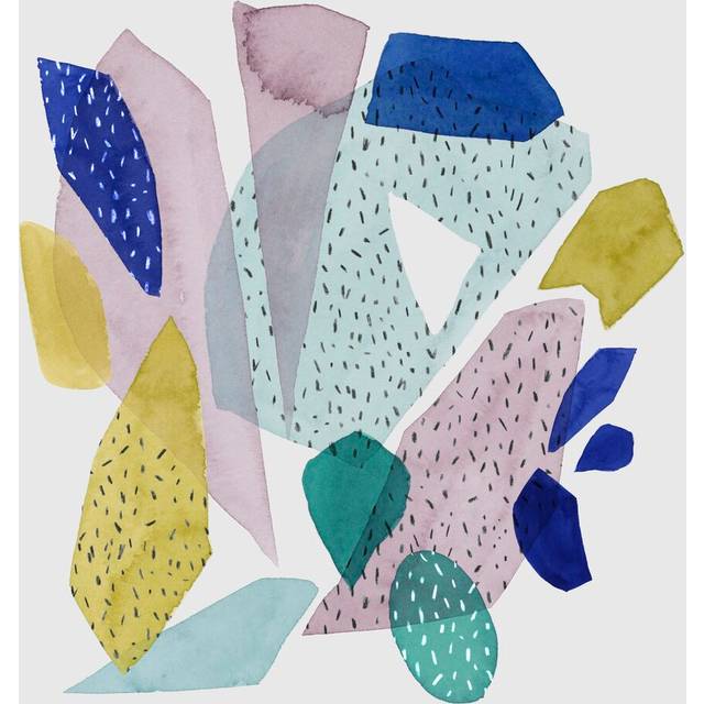 Terrazzo Drift II by Grace Popp - Print (30cm H x 30cm W x 3.8cm D)